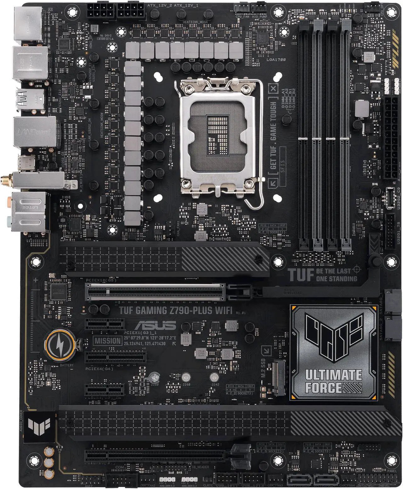 ASUS TUF Gaming Z790-Plus WiFi ATX LGA 1700 DDR5 Motherboard for 12/13/14th Gen Intel CPUs