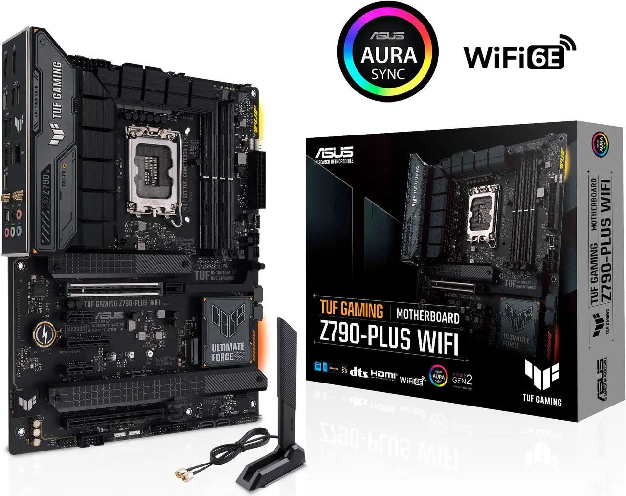 ASUS TUF Gaming Z790-Plus WiFi ATX LGA 1700 DDR5 Motherboard for 12/13/14th Gen Intel CPUs