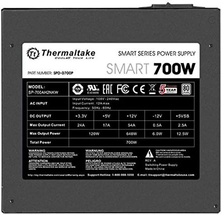 Thermaltake Smart 700-Watt Non-Modular Power Supply