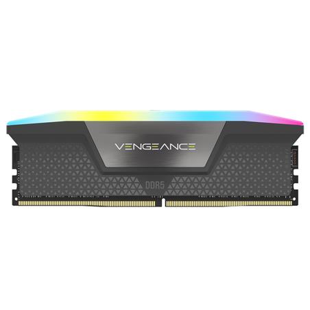 CORSAIR VENGEANCE RGB 32GB (2x16GB) DDR5 6000MHz CL36 1.35V UDIMM INTEL XMP,AMD EXPO - Desktop Memory - Grey (CMH32GX5M2E6000Z36)