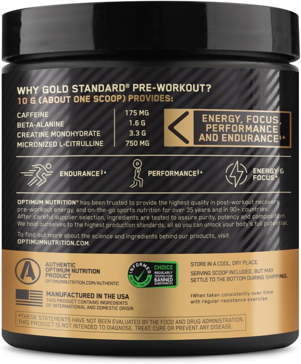 Gold Standard Pre-Workout with Creatine