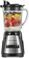 Hamilton Beach Power Elite Blender – 700W, 12 Functions, 40oz Glass Jar (58148A)