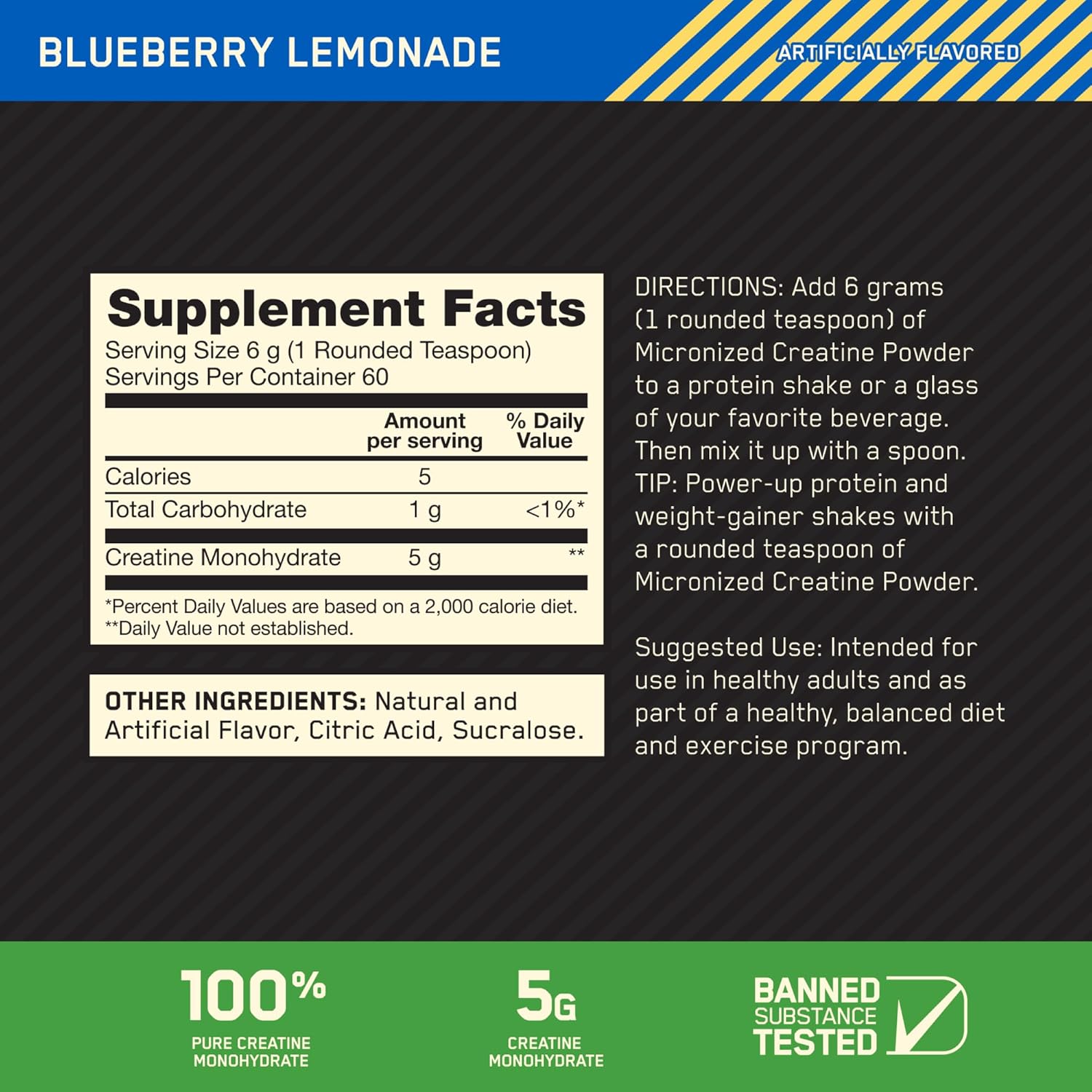 Micronised Creatine