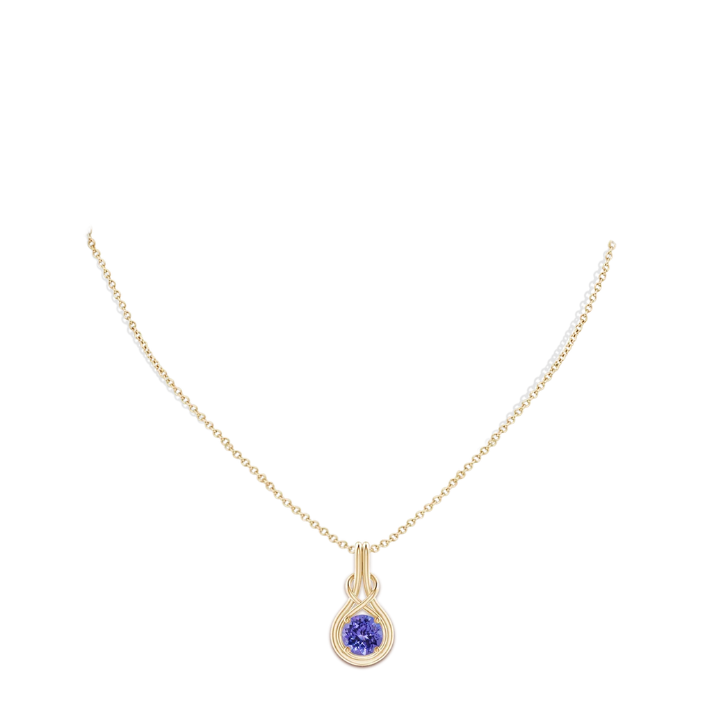 Solitaire Infinity Knot Pendant