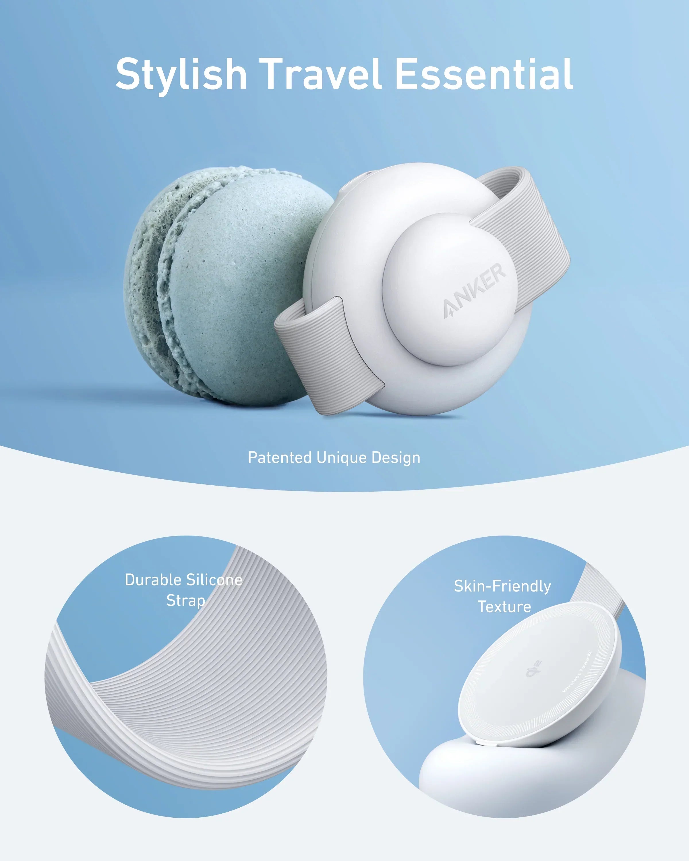Anker MagGo Wireless Charging Station (3-in-1, Foldable Pad)