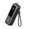 Anker Laptop Power Bank (25K, 165W, Built-In and Retractable Cables)