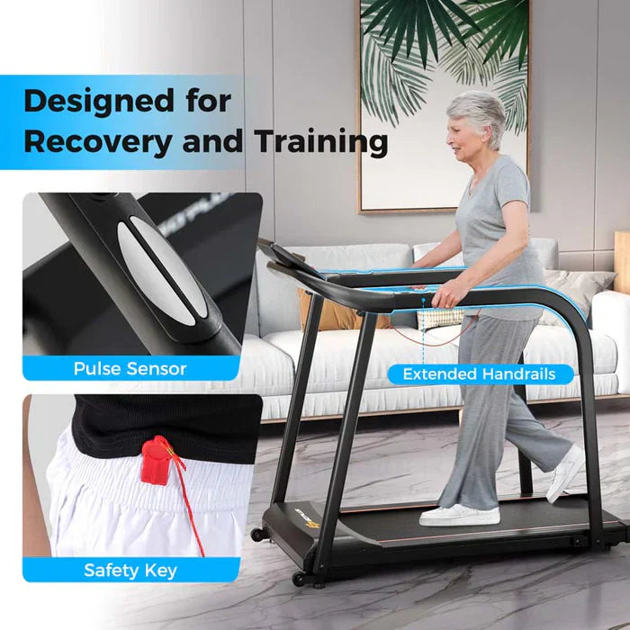Recovery Fitness Exercise Machine - Walking Treadmill for Senior