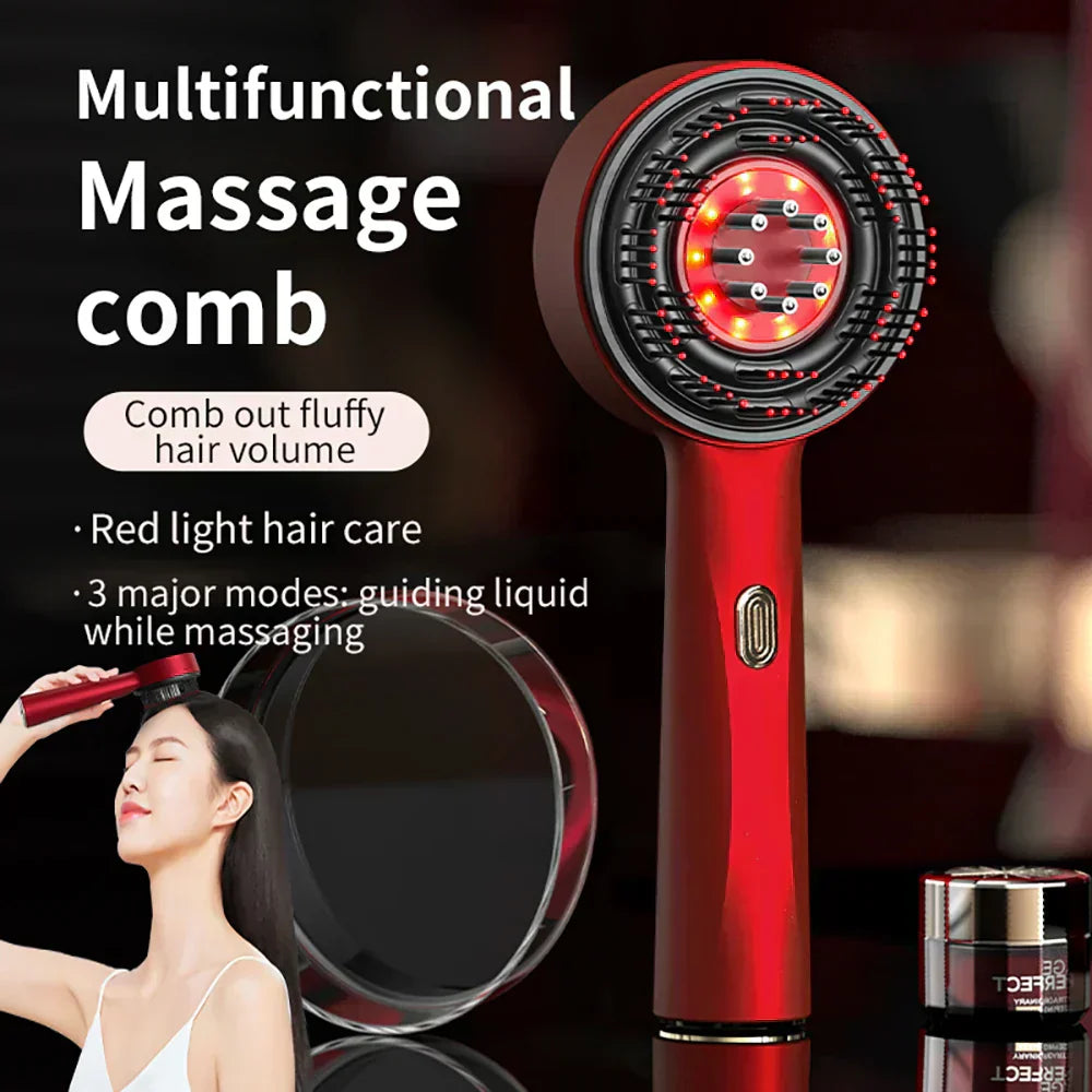 Electric Hair Regrowth Brush with Infrared Light