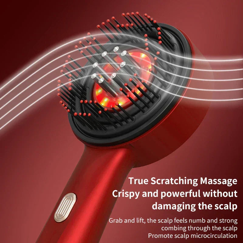Electric Hair Regrowth Brush with Infrared Light