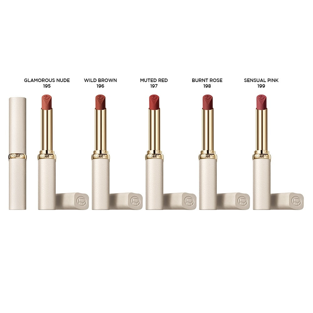 L'OREAL PARIS MAKEUP Color Riche Creme Matte Lipstick 195 Glamorous Nude 1s