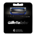 GILLETTE Labs Waterproof Heated Razor Blade Cartridge Refill 4s (Expiry: Nov`2025)