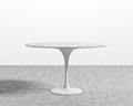 Tulip Table Round - Carrara